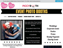 Tablet Screenshot of piccybooth.com